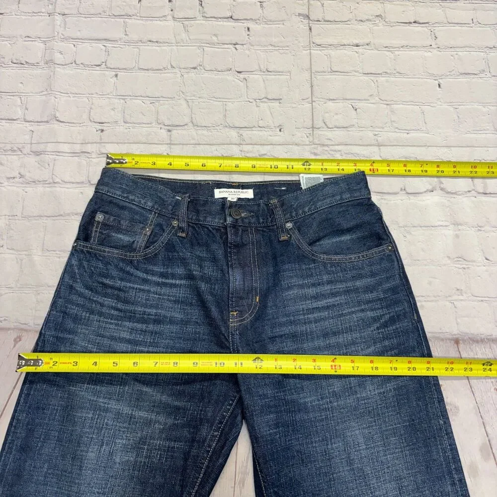 Banana Republic Men Selvedge Slim Fit Jeans Size 30 Denim FA25 C128 -19
